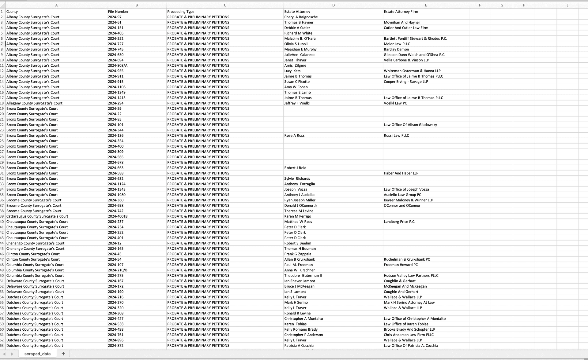 New York Surrogate Court Scraper — screenshot 12