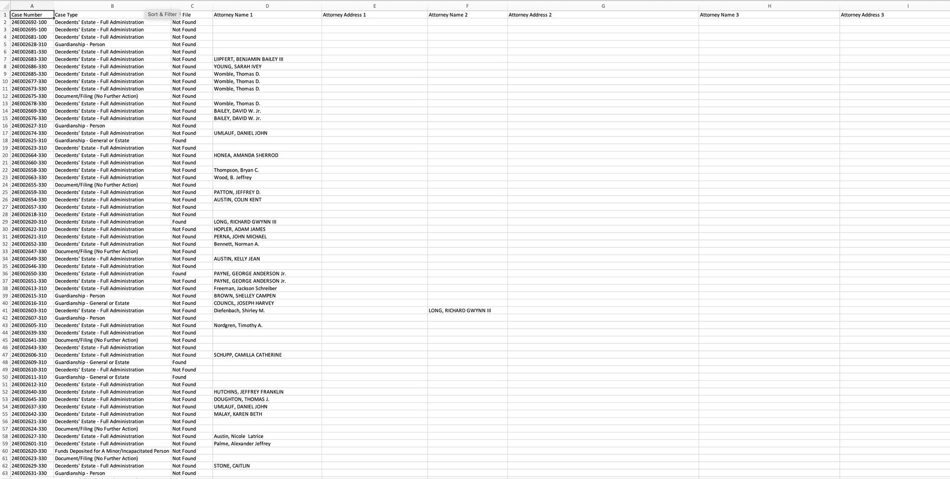 North Carolina Court Portal Scraper — screenshot 5