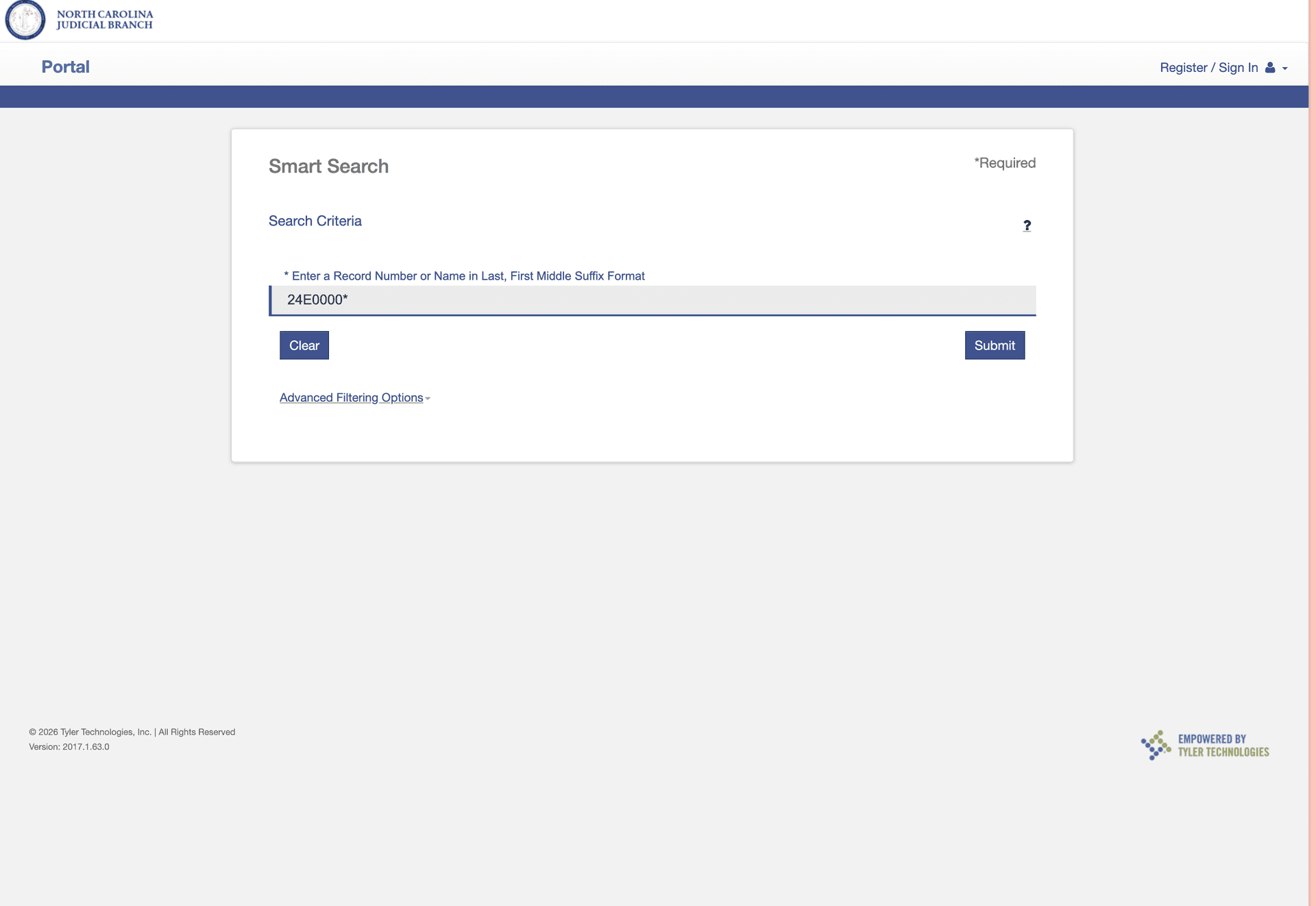 North Carolina Court Portal Scraper — screenshot 2